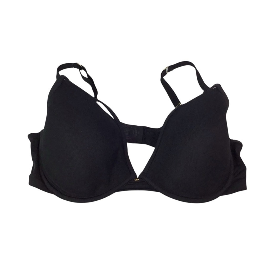 Thirdlove 24/7 Classic Contour Plunge Bra in Black Size 38D.